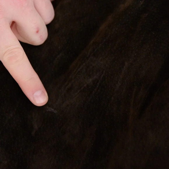 Vintage Danier Leather  Brown Suede Straight Leg Pants Size 14 - Picture 10 of 14